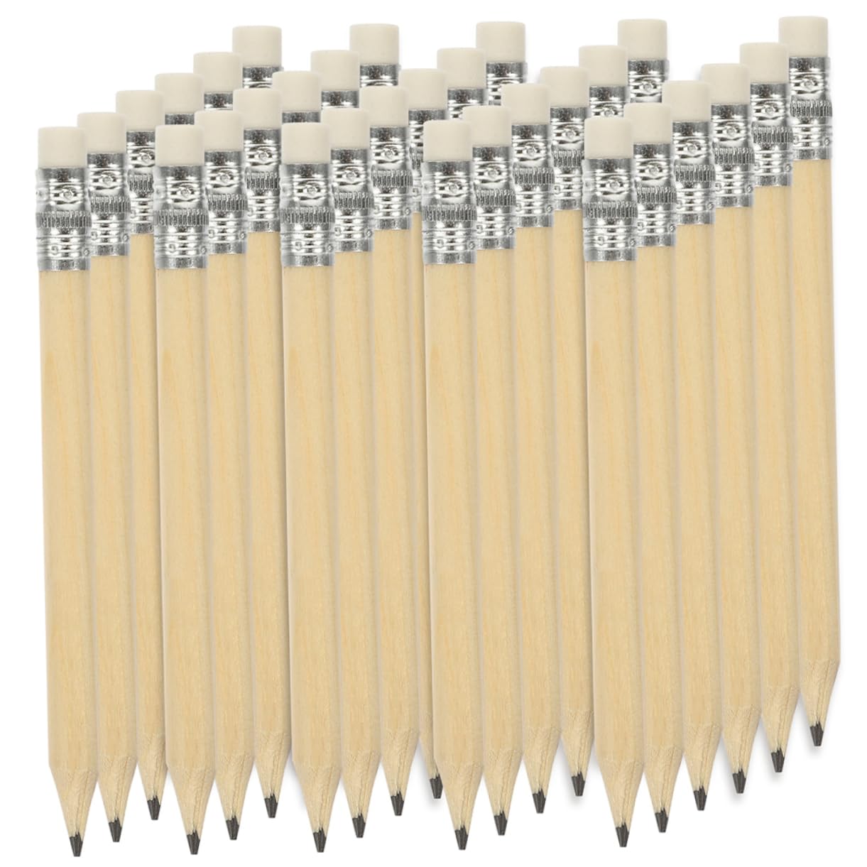 Amazon | TOGEVAL 100本の木製筆記用鉛筆、消しゴム付き鉛筆、スケッチ